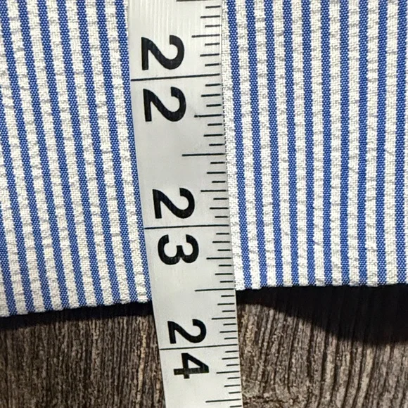 Kasper Blue and White Striped Blazer & Pants - Picture 8 of 16